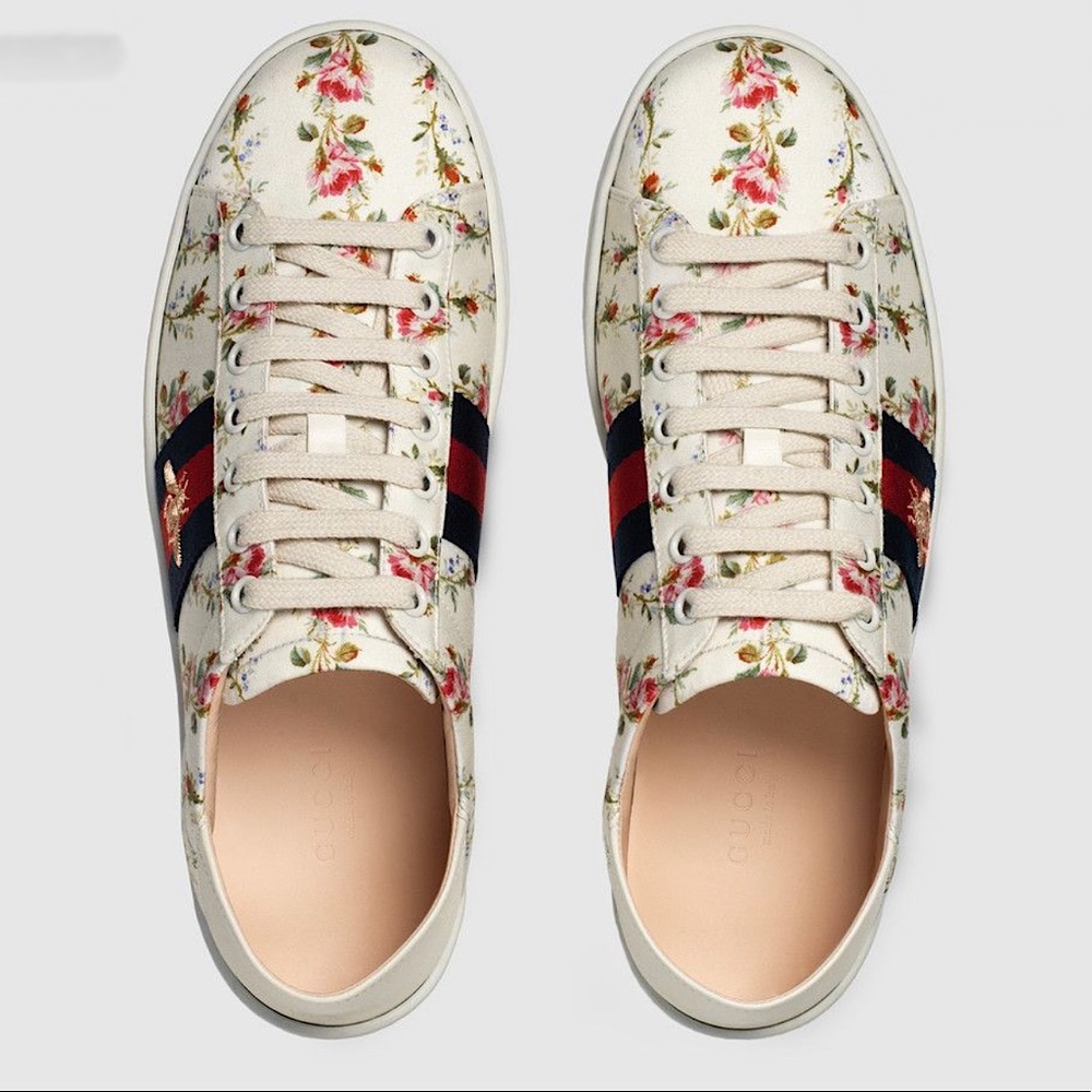 Gucci Women Ace Rose Sneaker size 40.5 (9.5)